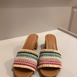 J. CrewMulticolor Woven Mules
